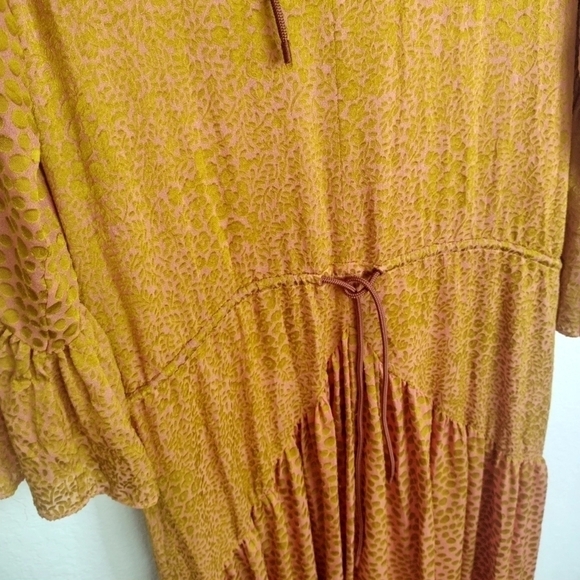 ALEXIS Maxi Floral Long-Sleeve Tiered Melodie Dress Sz M - Picture 7 of 12